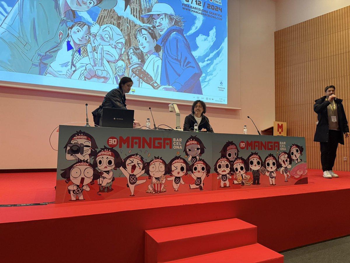 VLordGTZ's tweet photo. NAOKI URASAWA IS HERE IN THE FLESH!!!
#30mangabcn https://t.co/xkIBtQNkbs