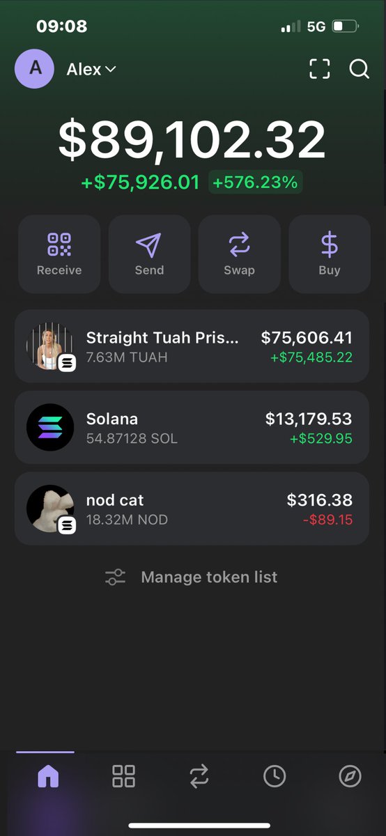 1710sg's tweet photo. $Tuah is soaring, and the profits are rolling in with 50x returns!  📈✨

People in my tg are making money just by copy-trading my wallet for free💰

Riding solo this bull season will guarantee you a rough ride. Get an alpha, it doesn’t have to be mine

#tuah #pbtc #btc #solana https://t.co/qRSkMipscD