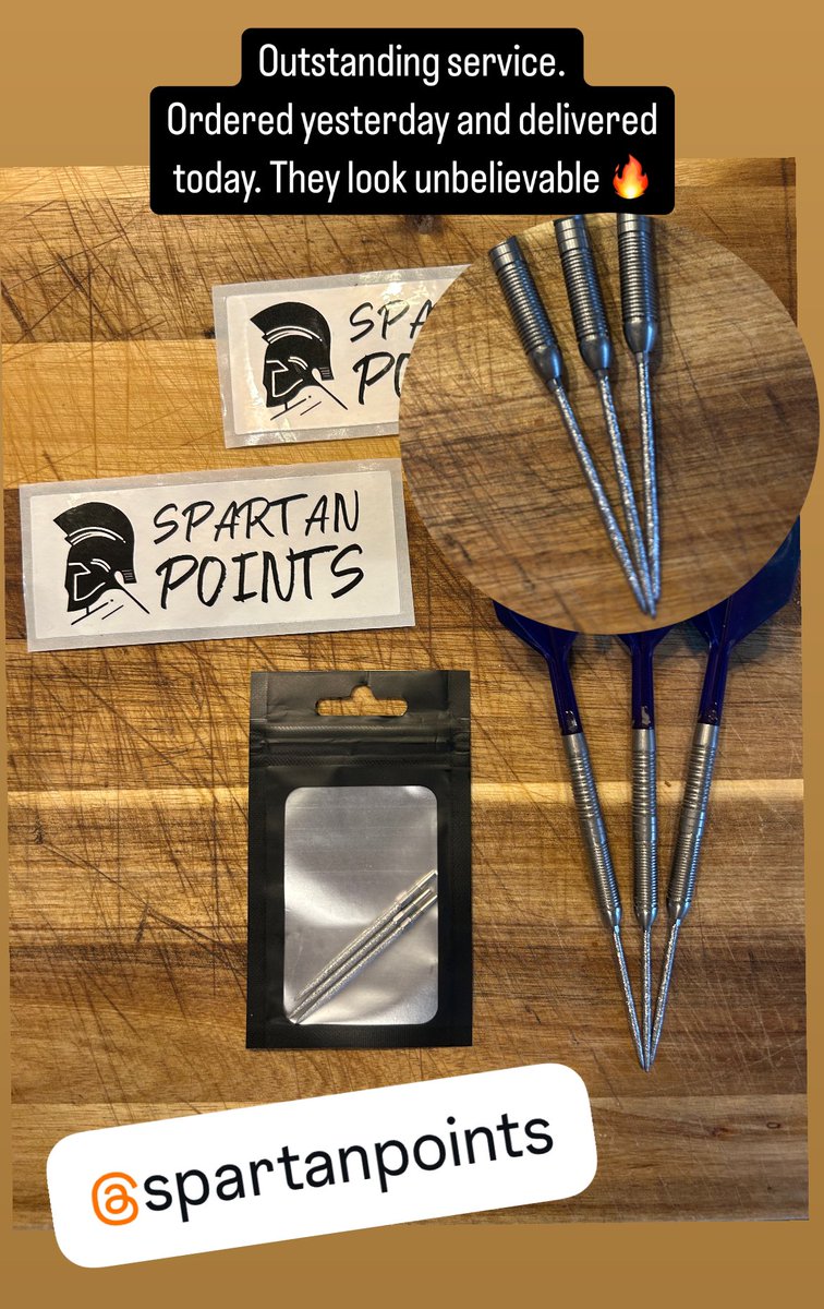 <a href="/SpartanPoints/">SPARTAN POINTS</a> - unbelievable service and amazing product. Can’t wait to throw them 🎯🔥