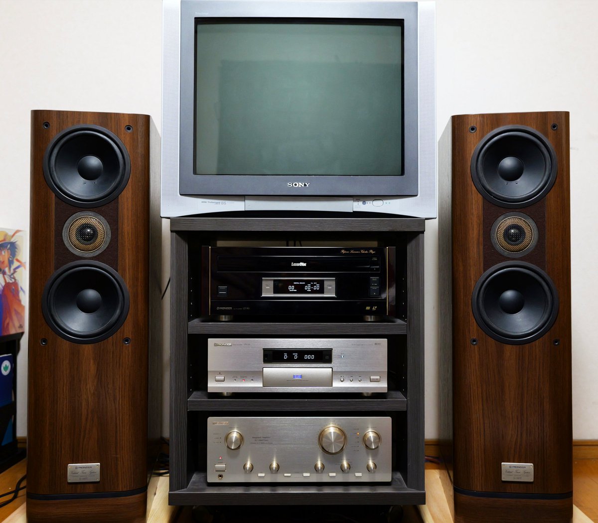 パイオニア スピーカー S-99T　2台 PIONEER/パイオニア S-99T VerticalTwinSystem 2Way スピーカーペア