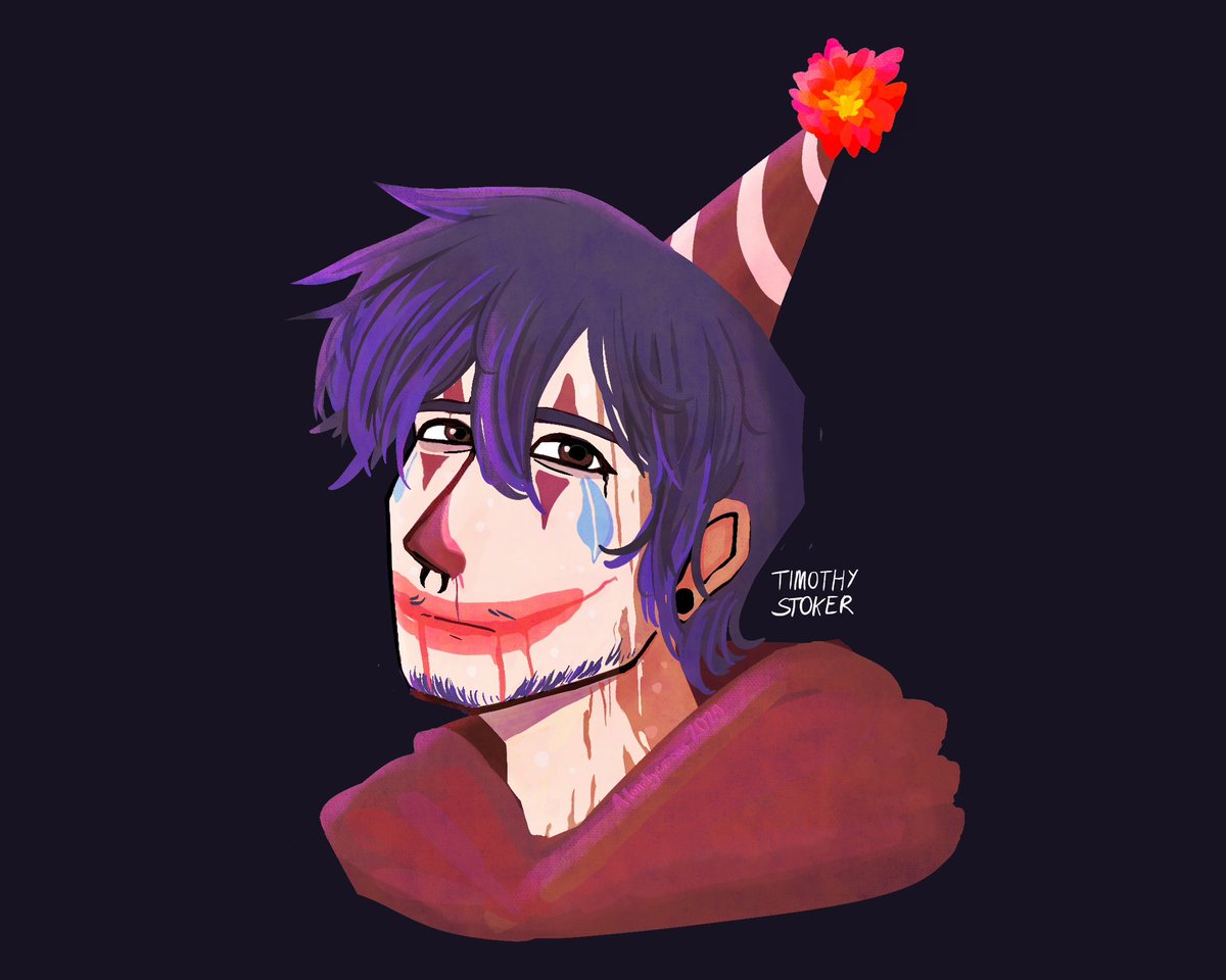 alonelycircus's tweet photo. The party clown of the archives! 🎉🪩🎁
#timstoker
I really wanted to draw him as a clown so here ya go!
#themagnusarchives https://t.co/hPxV7yQxRJ