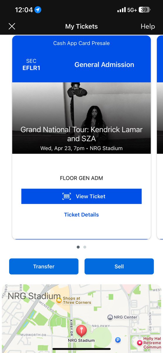 SlimeFreeze's tweet photo. Got my Kendrick tickets and we on the energy floor April can’t come any quicker!! https://t.co/xPEhKq6NZR