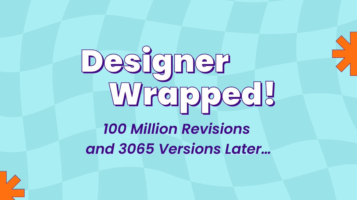 LearningCurveSA's tweet image. Designer Wrapped: 100 Million Revisions and 3065 Versions Later…😅
.
.
.
#learningcurvesa #spotifywrapped #designerwrapped #yearend #itsawrap #ayearinreview #goodbye2024