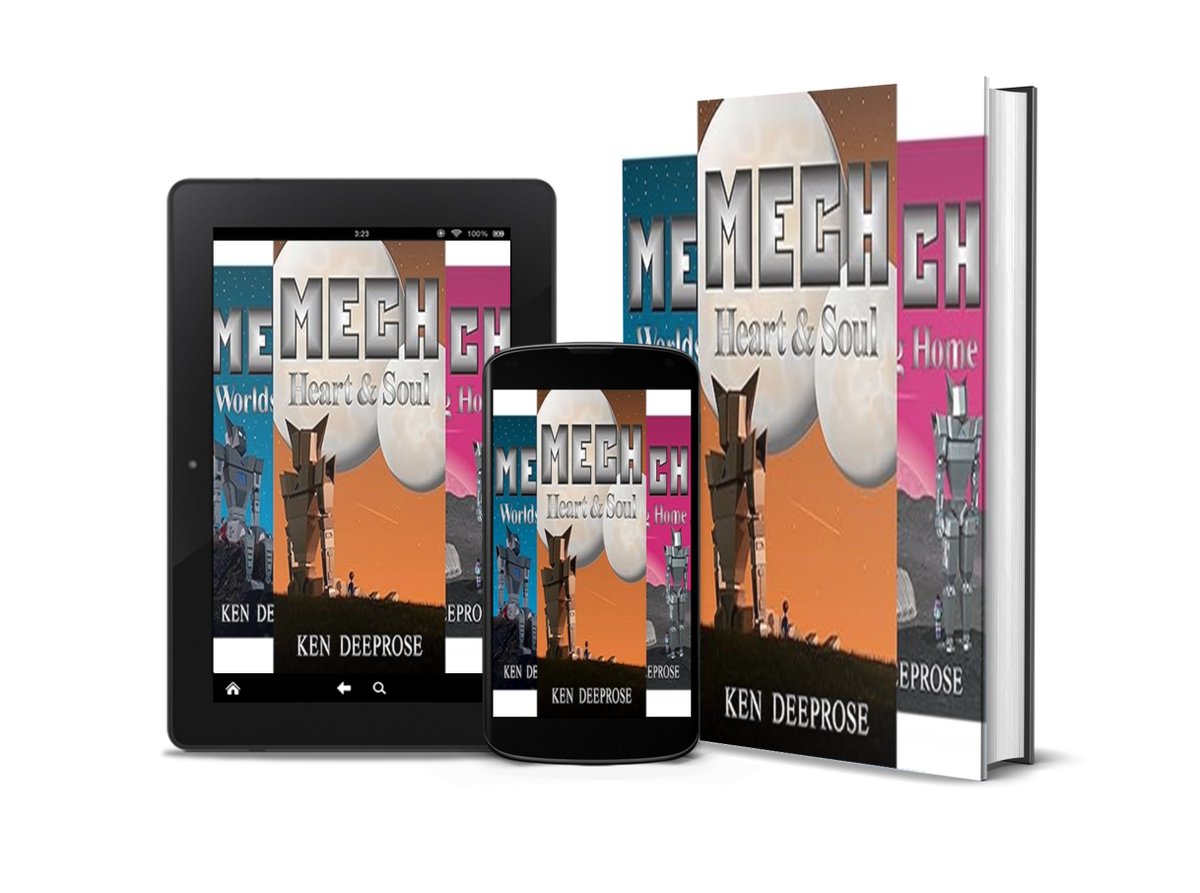 CofffeePress's tweet photo. Warriors of steel and circuitry face off in The Mech Trilogy! Are you ready for this epic sci-fi journey? @KenDeeprose #SciFi #MechWarfare #FuturisticThriller #MechSciFi #RobotWars #Mustread #ScienceFiction #MechaAdventure #SciFiReads #NewRelease https://t.co/rMe7ch2LkF https://t.co/TA1cQzA2Kn