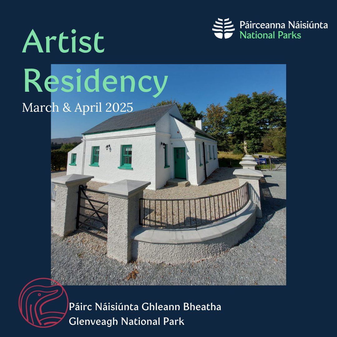 Glenveagh National Park (@glenveagh_np) on Twitter photo The Derek Hill Foundation with the Glebe Gallery, <a href="/Glenveagh_NP/">Glenveagh National Park</a> (National Parks and Wildlife Service) and <a href="/CulturalCentre/">Regional Cultural Centre, Letterkenny</a> are collaborating on an exciting opportunity.
Artist Residency - March & April 2025
Link to our website for more info: nationalparks.ie/glenveagh/the-… The Derek Hill Foundation with the Glebe Gallery, <a href="/Glenveagh_NP/">Glenveagh National Park</a> (National Parks and Wildlife Service) and <a href="/CulturalCentre/">Regional Cultural Centre, Letterkenny</a> are collaborating on an exciting opportunity.
Artist Residency - March & April 2025
Link to our website for more info: nationalparks.ie/glenveagh/the-…