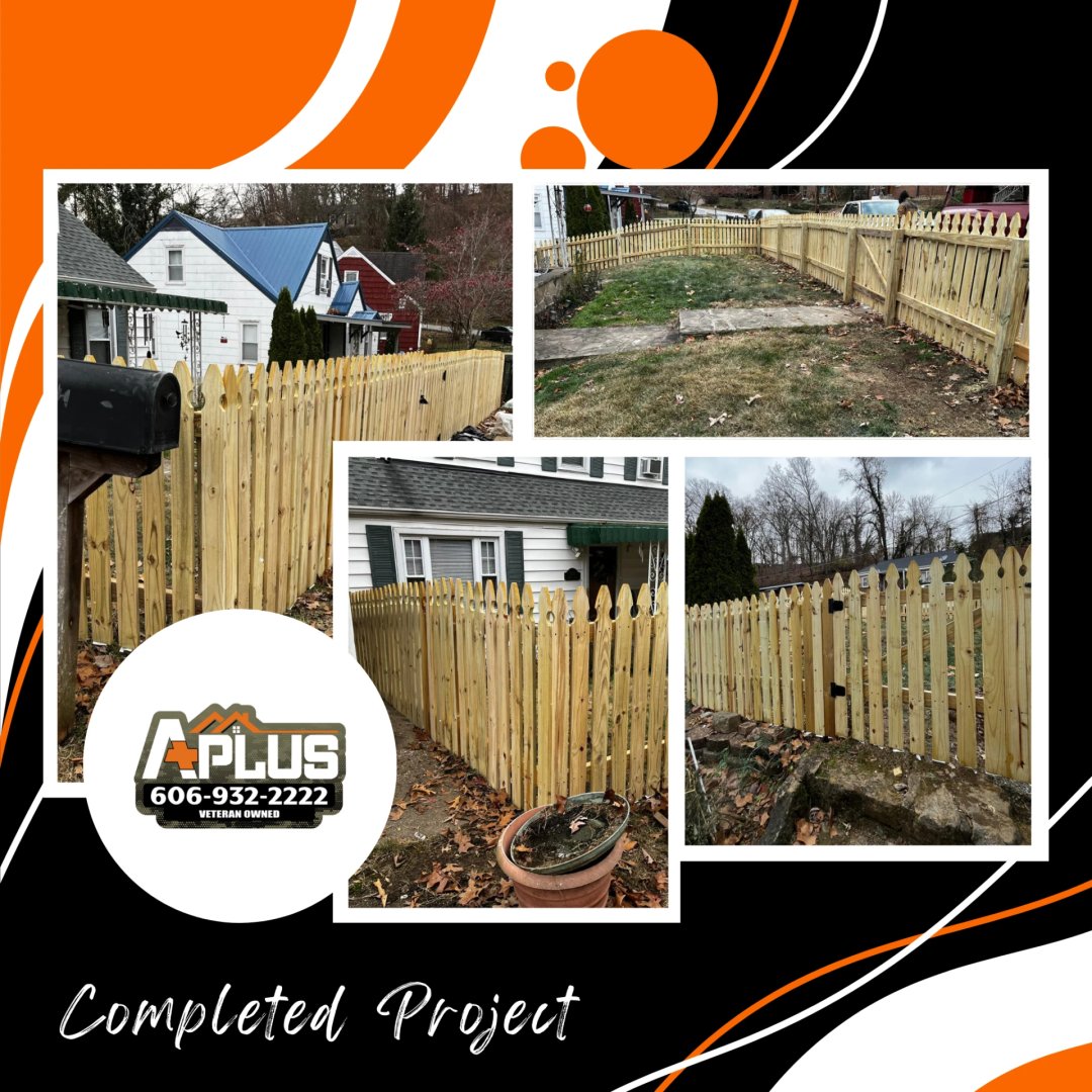 apluscontractky's tweet image. The finishing touches are complete! This beautiful wood picket fence and gate project is officially wrapped up. It&apos;s a timeless design that adds charm and functionality to the property. What do you think of the final result? #WoodFence #PicketFence #FinishedProject
