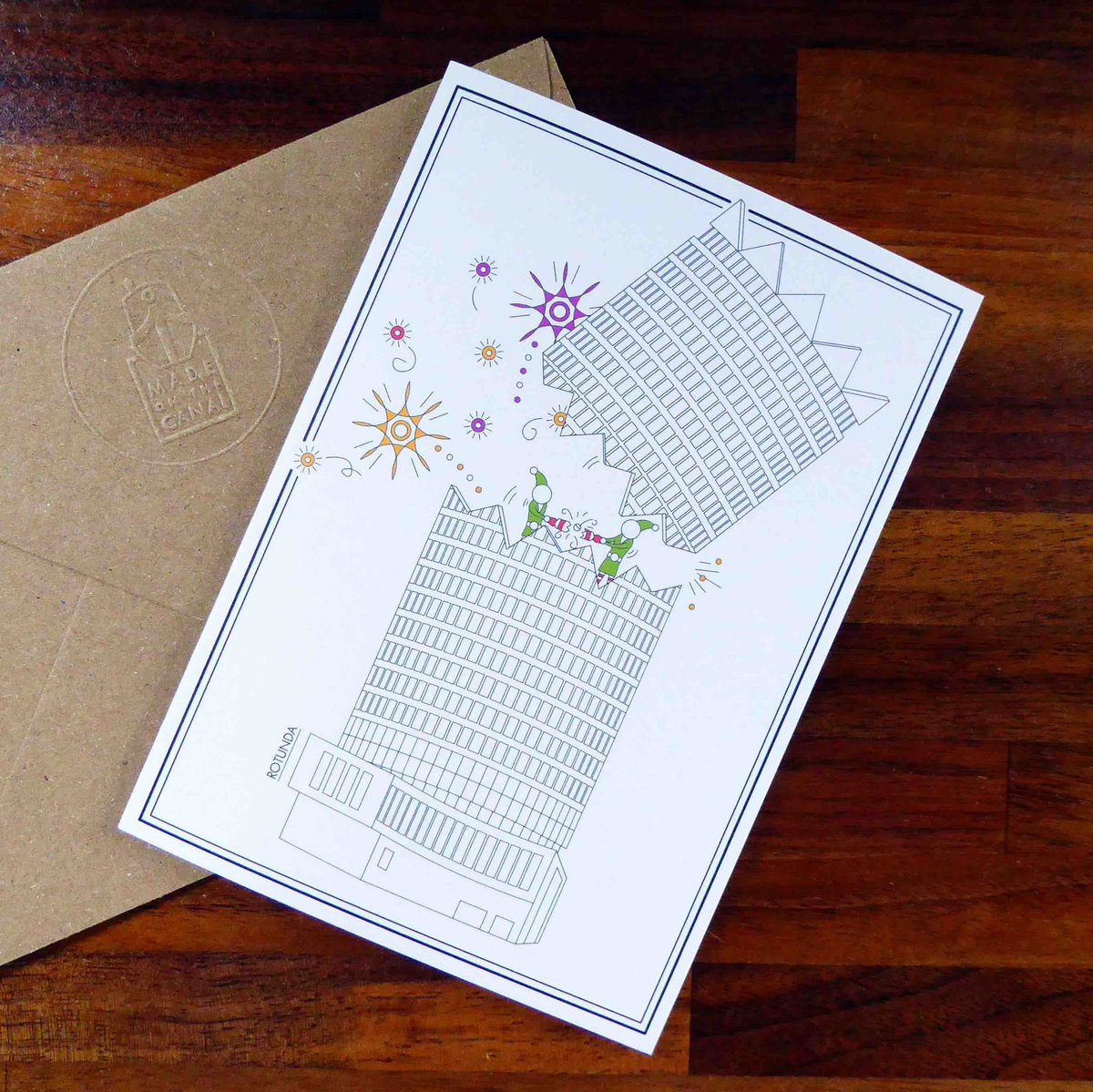 Birmingham Skyline Christmas cards available from my website and Etsy store. 

madeonthecanal.co.uk/shop/snowman-5…

#christmascards #birmingham #celebration