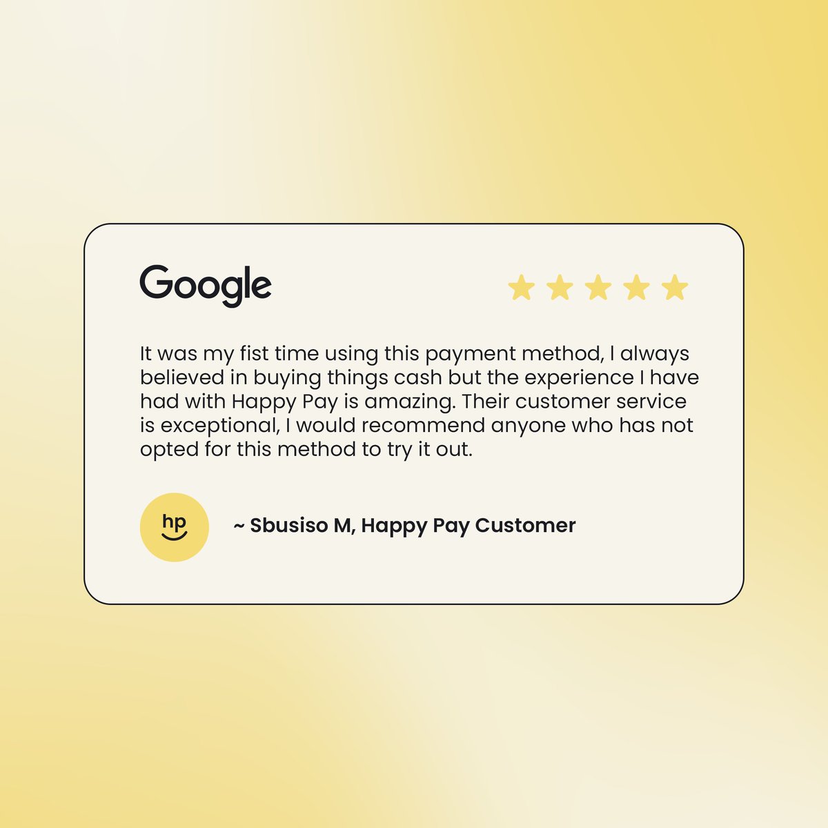 Happy Pay tweet media