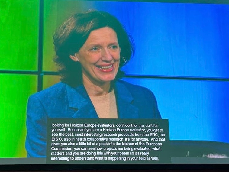 HalbertResearch's tweet image. Henriette Van Eijl of the @EU_Commission encouraging people to register as evaluators at the Horizon Europe Impact Conference 2024 today. 

Register as an EC expert here: ec.europa.eu/info/funding-t…