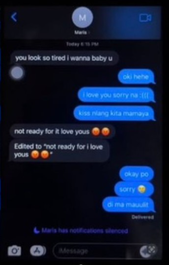 free_speech22's tweet photo. Manipulative talaga si Anthony Jennings. He was the first to say "i love you" to Maris Racal but Maris refused 2 say the same to him.Pero ang pinapalabas ni Jam Villanueva, si Maris ang naghahabol k AJ, siya daw ang humila sa CR sa party para mag make out sila. and u believed it? https://t.co/lW4E9cYOkk