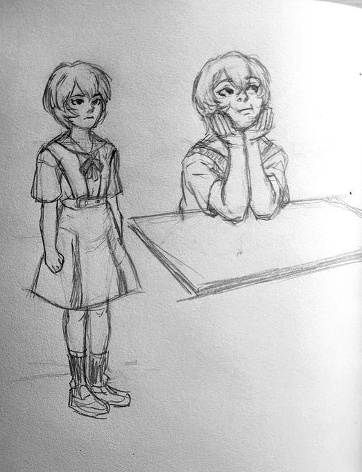 Some rei sketches from earlier today,, 