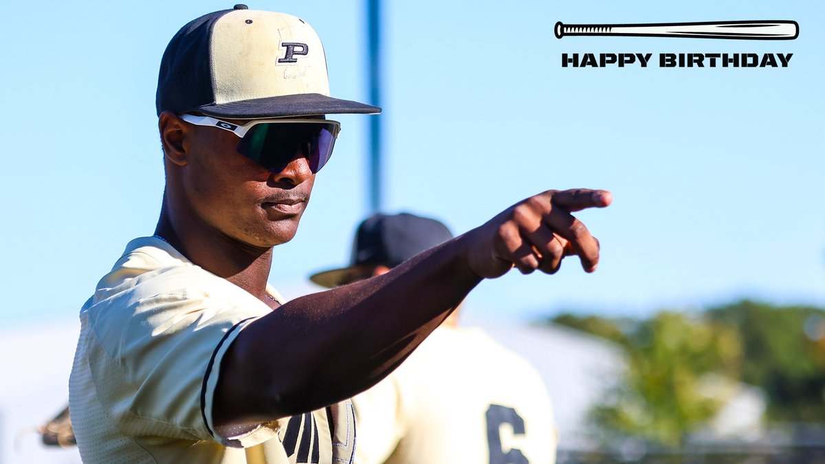 PurdueBaseball's tweet photo. 🎂 Happy Birthday to Brandon Rogers. Proud to call @Brandon_Rogers8 a #Boilermaker. Enjoy your big day. #BoilerUp 🎉🎁 https://t.co/jSCLpwhkMX