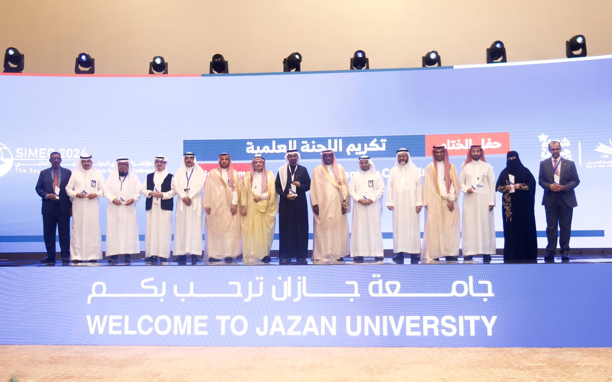 JazanUniversity's tweet photo. #جامعة_جازان تختتم فعاليات وأعمال #المؤتمر_السعودي_الدولي_للتعليم_الطبي، الذي نظمته الجامعة بالتعاون مع الجمعية السعودية للتعليم الطبي، تحت رعاية سمو أمير منطقة جازان #محمد_بن_ناصر
#SIMC2024
#شتاء_جازان_25 https://t.co/bdVUZgdskN