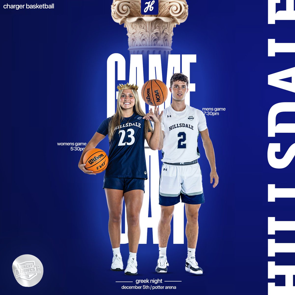 Hillsdale College Chargers (@hcchargers) on Twitter photo It's the start of G-MAC play tonight as <a href="/ChargerMBB/">Hillsdale Men's Basketball</a> and <a href="/ChargersWBB/">Hillsdale Women's Basketball</a> play Ohio Dominican in a doubleheader starting at 5:30 p.m. in Dawn Tibbetts Potter Arena! #ChargeOn #ChargerNation It's the start of G-MAC play tonight as <a href="/ChargerMBB/">Hillsdale Men's Basketball</a> and <a href="/ChargersWBB/">Hillsdale Women's Basketball</a> play Ohio Dominican in a doubleheader starting at 5:30 p.m. in Dawn Tibbetts Potter Arena! #ChargeOn #ChargerNation