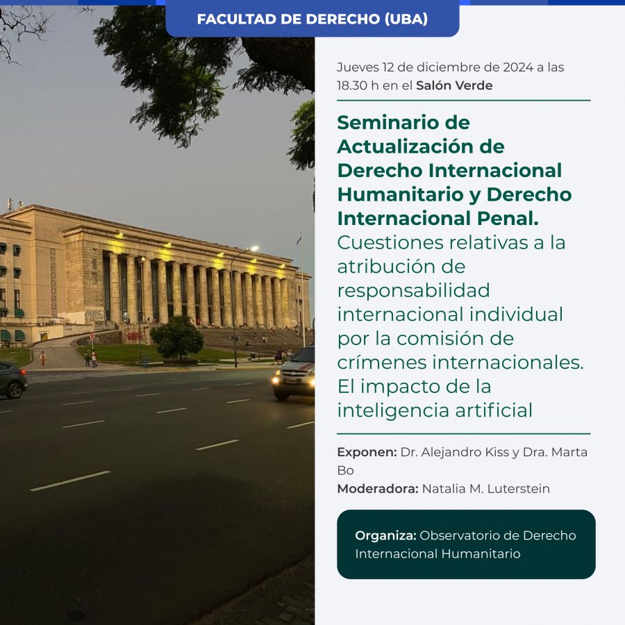 Observatorio de Derecho Internacional Humanitario tweet media