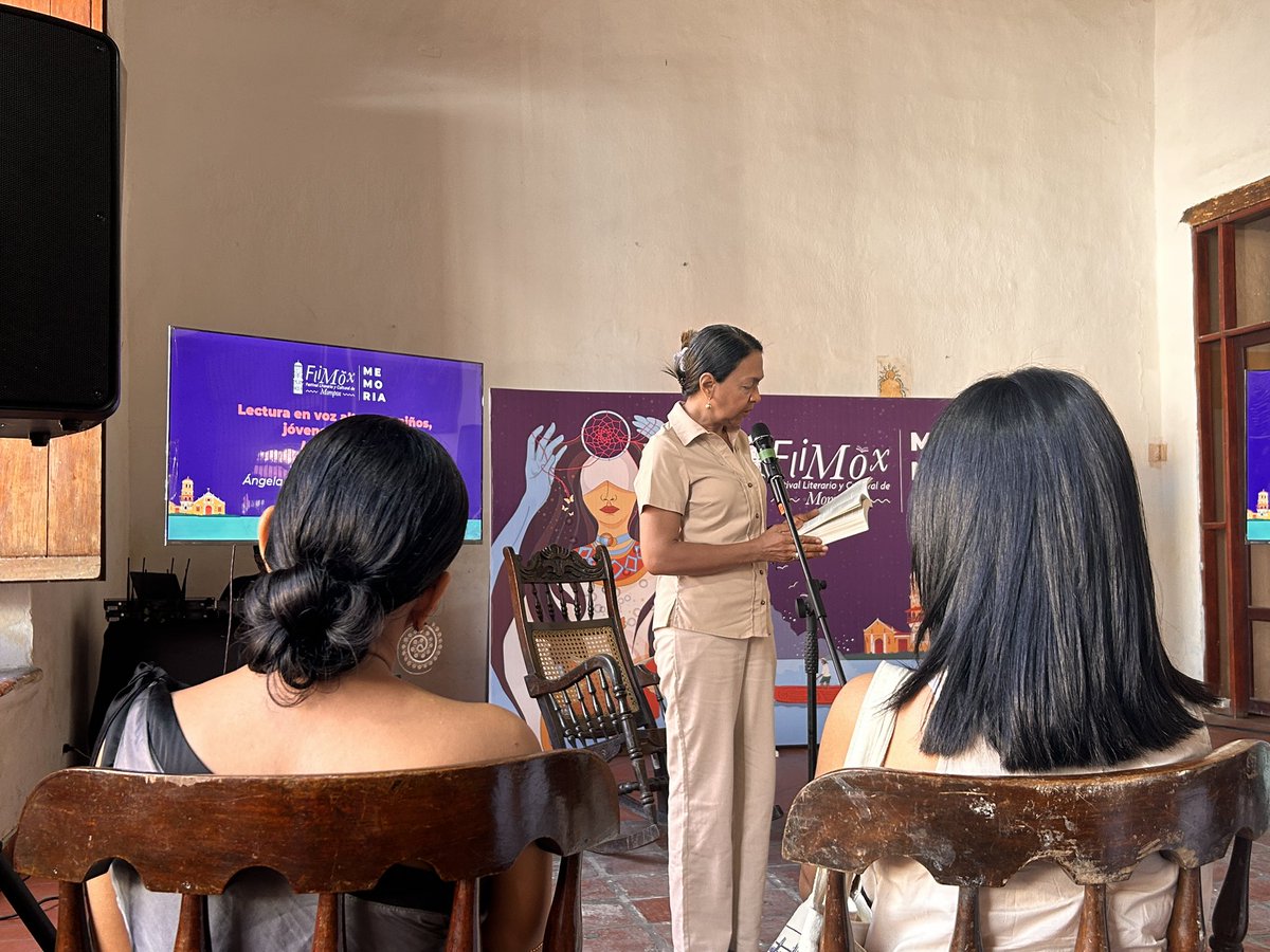 flimox_festival's tweet photo. En estos momentos Ángela García habla sobre la franja Él río habla #mompox #flimox https://t.co/D1lRPU2P8n