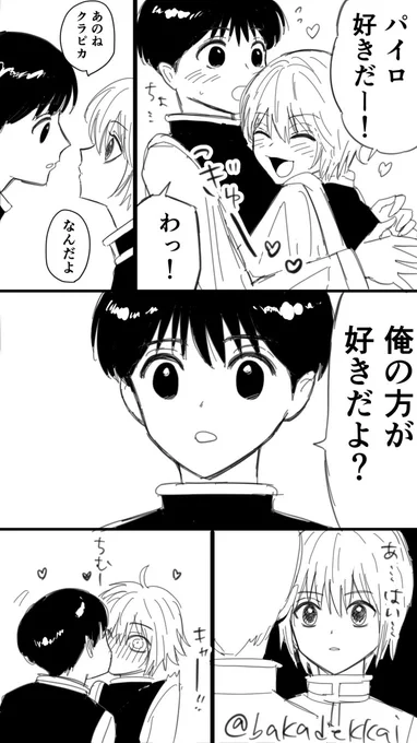 【パイクラ】俺も好きだよとは言わない強き心を持った攻め🥧 