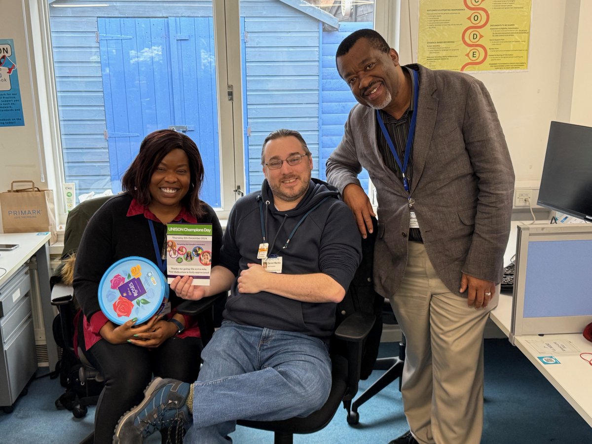 Its UNISON #ChampionsDay today and we have been out meeting <a href="/unisontheunion/">UNISON - UK's largest union</a> members and handing out well deserved chocolates. Look out for us this afternoon as we continue to visit staff across Havering.