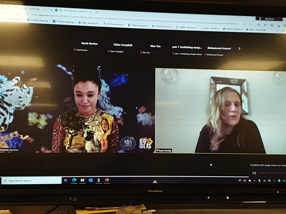 Y13 <a href="/keslichfield/">KES Lichfield</a> enjoying a lecture from <a href="/Big_Ideas_Co/">Big Ideas</a> 
Can computers cure cancer?
Thank you to Regina Barzilay <a href="/BarzilayRegina/">Regina Barzilay</a> from <a href="/MIT/">Massachusetts Institute of Technology (MIT)</a> Aspire to Engineer #STEM #AI