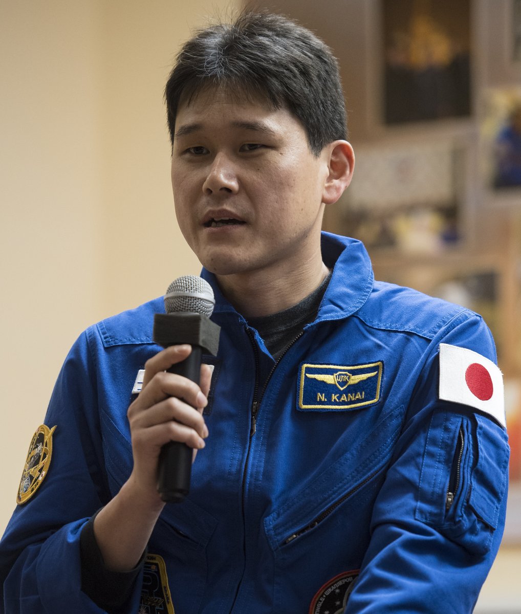 AsiaSpace's tweet photo. Born On This Day, 05.12.1976; Norishige Kanai @Astro_Kanai, Japanese astronaut, doctor, &amp; Navy officer! Served as a crew member aboard the @Space_Station, Expedition 54/55. Here's to another orbit around the Sun @Astro_Kanai!🌞🚀

Photo ©: (NASA/Joel Kowsky). https://t.co/SU5eAWviRp