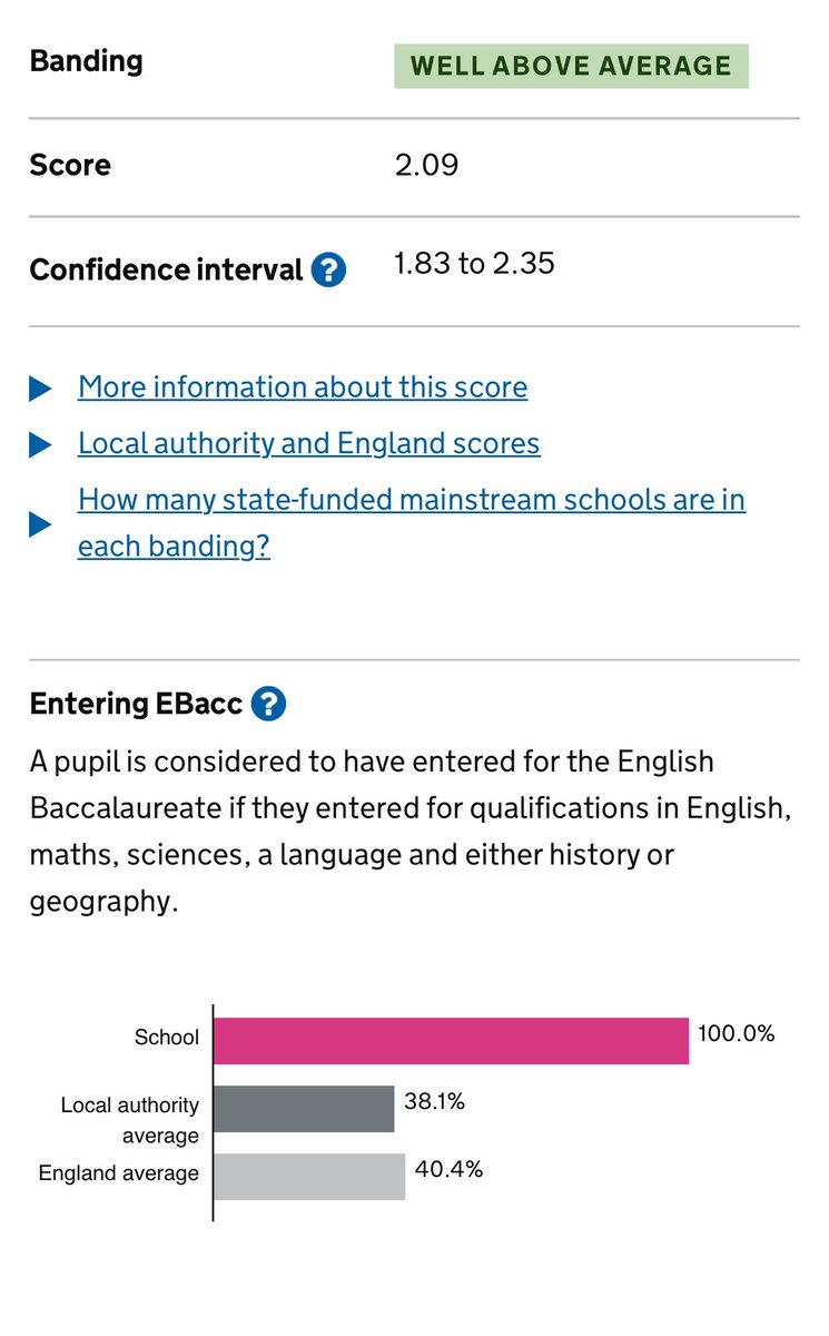 Mercia with a P8 of +2.09 and 100% Ebacc. Absolutely amazing.