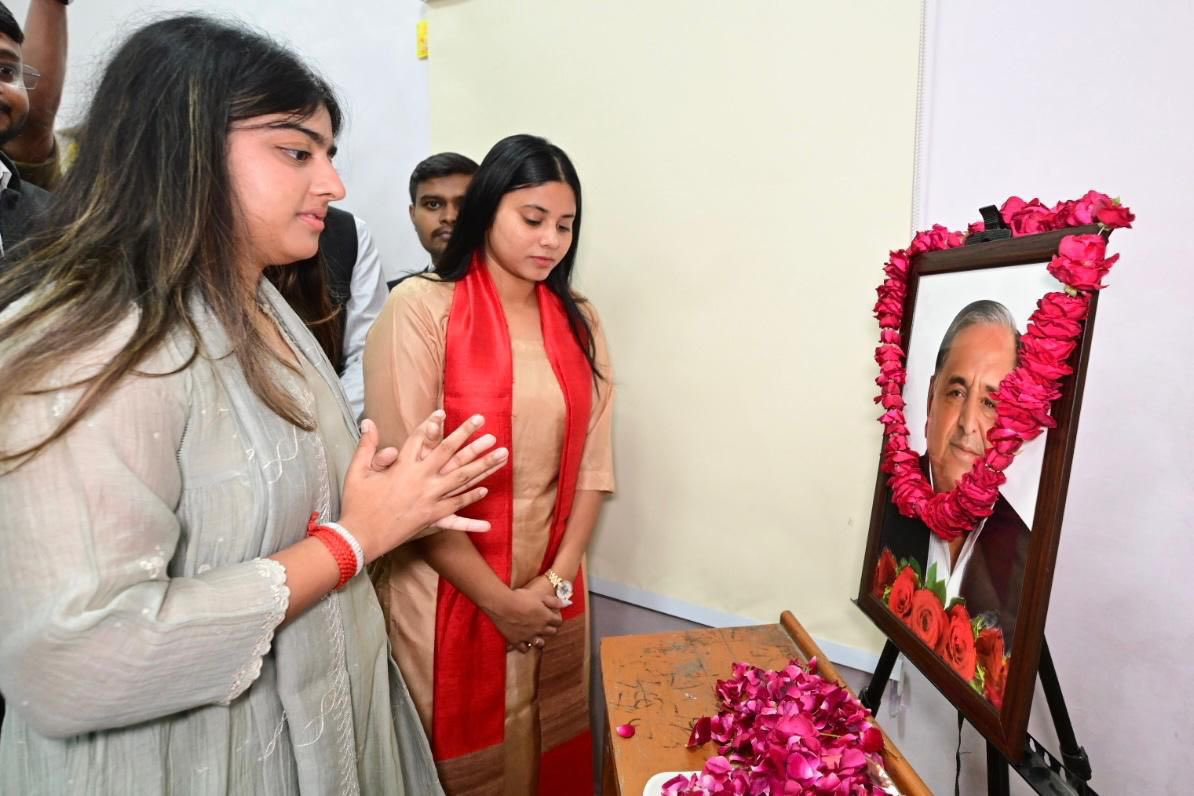 PriyaSarojMP's tweet photo. Today at the inauguration ceremony of the Students Union  Office of the Campus Law Centre, Delhi University.  

@aditiyadav2002 https://t.co/Z9GIPignE0