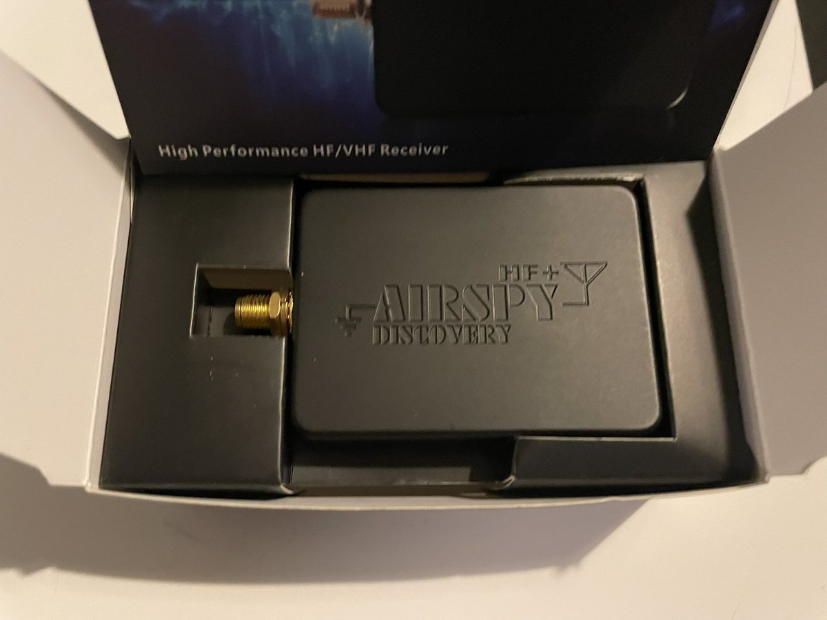 This is truly a masterpiece! My third Dicovery in the house and fifth AirSpy. You can never have too many of these. #airspy #airspyhf #DXing