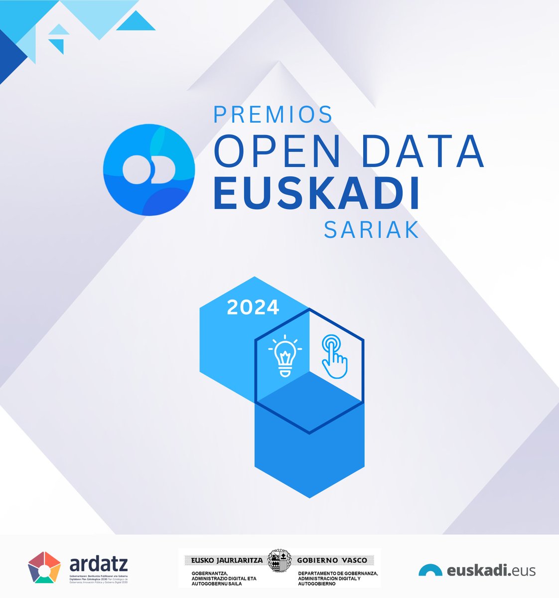 OpenDataEus's tweet image. 🏆 Ganadores de los concursos de datos abiertos de 2024
Concurso de Aplicaciones:
- Garbiñe AI
- Bizidata: Plataforma de visualización del uso de bicicletas en Vitoria-Gasteiz
- Vitoria-Gasteiz Businessmap
opendata.euskadi.eus/comunidad-open…