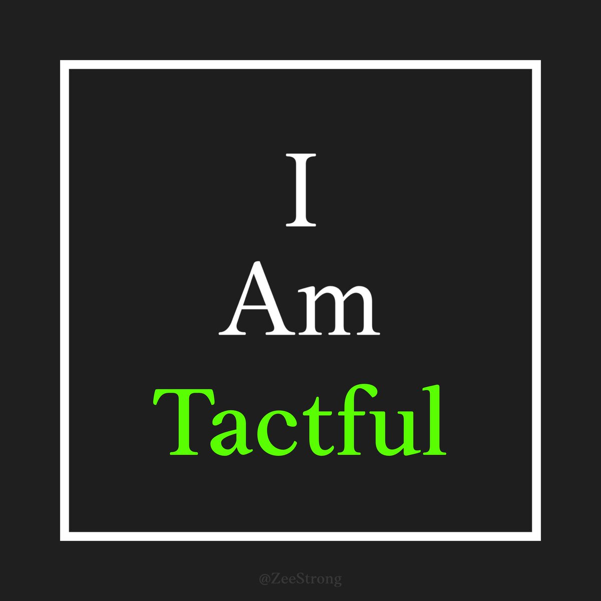 ZeeStrong60's tweet photo. Today's I Am since @BarbyIngle ask...
#PainFoundation #ZeeStrong #Tactful https://t.co/Q3ssn80uRv