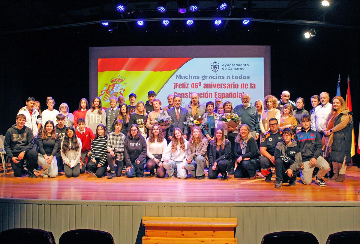 🤩 🙌 Enhorabuena a #proteccióncivilcamargo por el merecido Premio Juventud Solidaria  y homenaje póstumo al maestro y peregrino Jesús Choya🌟
¡Feliz 46 aniversario de la Constitución Española!