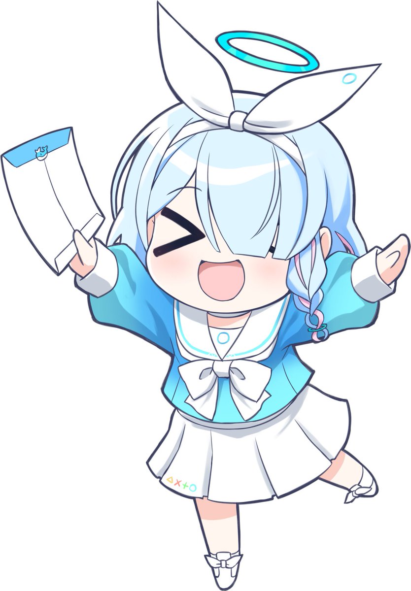 ブルアカ「この絵柄でグッズ制作も考えたのですが、ブルアカで私の事知ってくれた人は漫画の絵柄」|ふにちかのイラスト