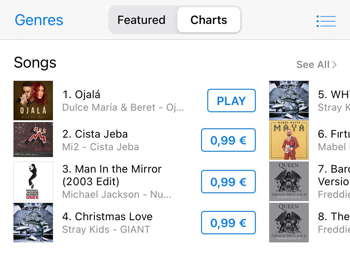 rbdslovenia's tweet photo. "Ojala" entró en todos los Charts más importantes de nuestro país. ✨️

Music Videos: #1 🇸🇮
iTunes General: #1 🇸🇮
iTunes POP: #1 🇸🇮
Deezer TOP100: #1 🇸🇮

@DulceMaria https://t.co/Ec0Gl3YqTO