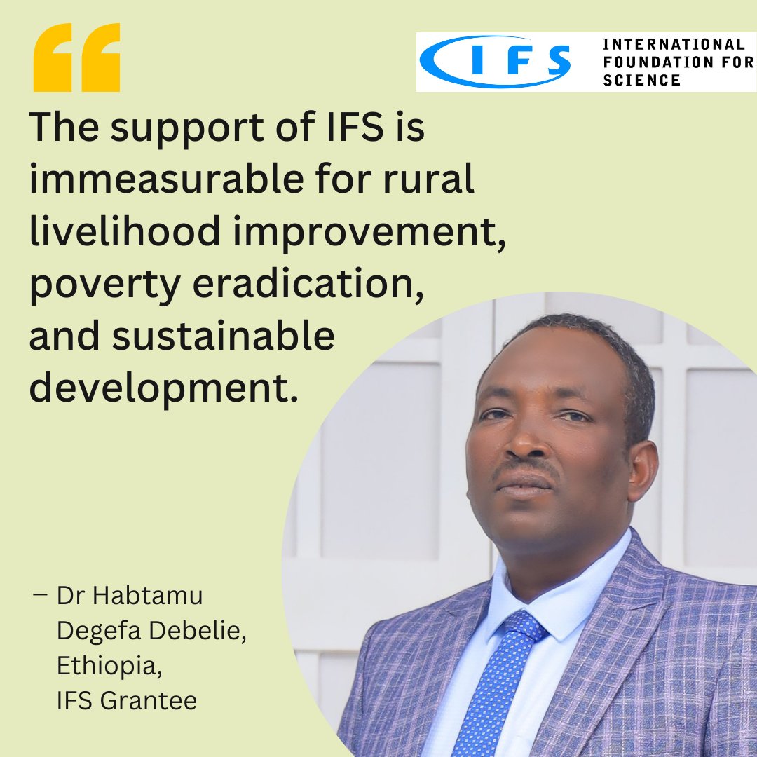 INTERNATIONAL FOUNDATION FOR SCIENCE tweet media