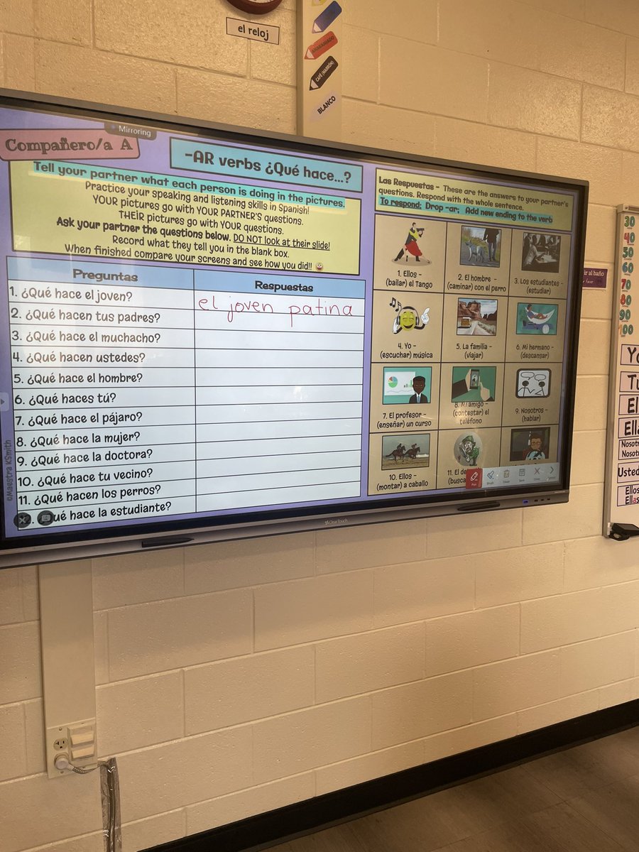 rvhs's tweet image. Visited our Spanish 1 class today and loved seeing students actively practicing their speaking and listening skills! Engaged learners building confidence one conversation at a time. 💜🩶 #BlazerPride #WorldLanguages #ActiveLearning