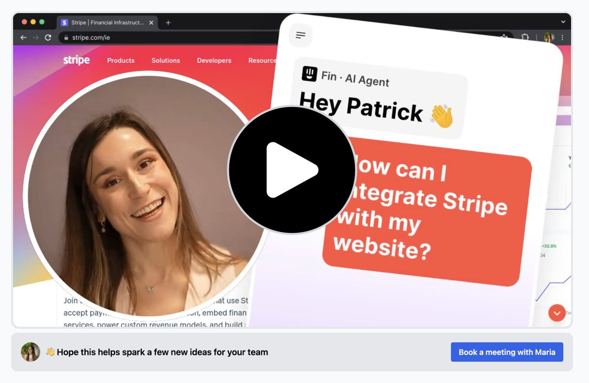 Another great recording session with the <a href="/intercom/">Intercom</a>  sales team in Dublin today. 

With <a href="/viduhq/">Vidu</a>, we can show the value of Intercom's Fin 2 Custom Support AI Agent, each video automatically personalised for each prospect.