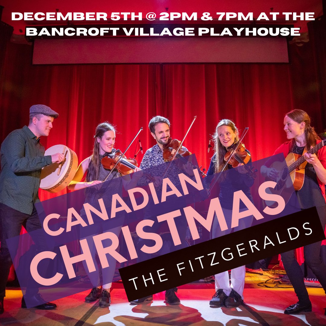 Today's the day!! The Fitzgeralds are back in town and we couldn't be more excited! THERE ARE STILL SOME TICKETS AVAILABLE FOR THE 2PM SHOW (Dec 5th) and just two spots left for this evening.

GRAB YOUR TICKETS HERE FOR $35 +HST: villageplayhouse.ca/the-fitzgerald…