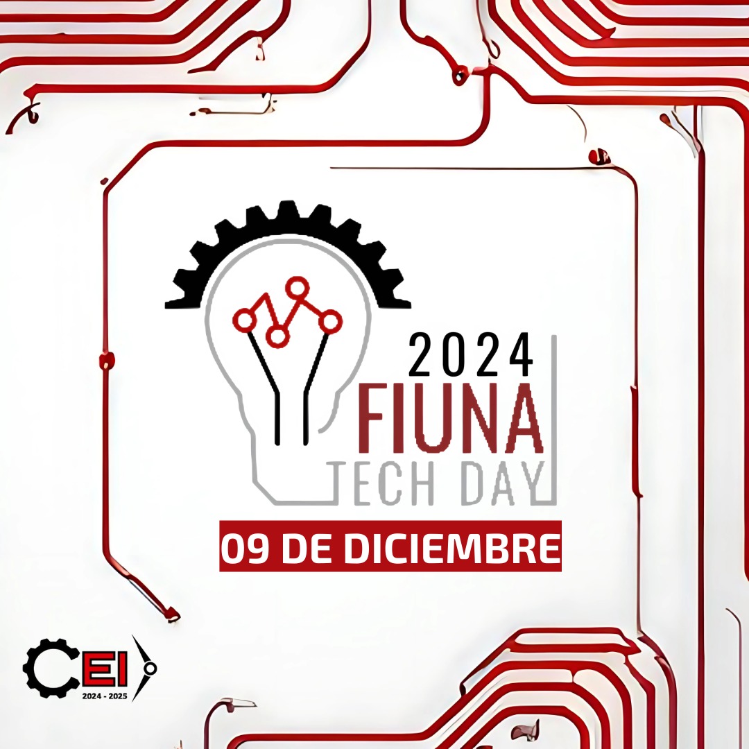 IngenieriaUNA's tweet photo. La Dirección de Extensión de la FIUNA y el @CEI_UNA
te invitan a participar de las charlas que se estarán desarrollando en el marco del FIUNA TECH DAY 2024 🗓️lunes 9 de diciembre
⏰Desde las 11:00 hs
📍Salón Auditorio de la FIUNA, Campus de la UNA, San Lorenzo.
Te esperamos!🤩 https://t.co/VYeNO2iJQn