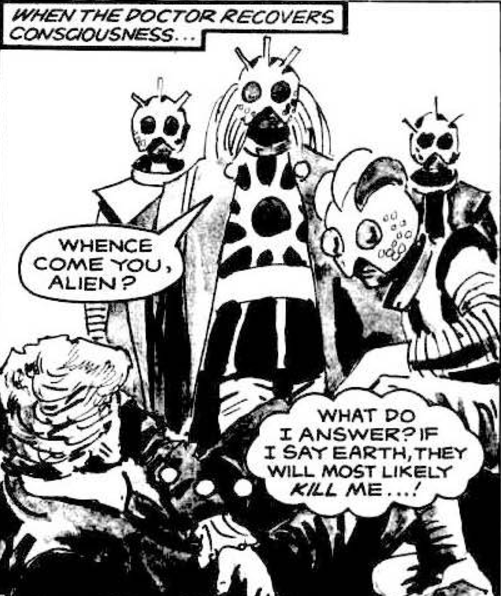 DWUDatabase's tweet photo. The story has moved to Morrax now which has offered a nice change of pace. This story started poorly but is becoming one of the better comics we have had recently #DoctorWho #IsAnyoneThere https://t.co/23lxMcBN0f