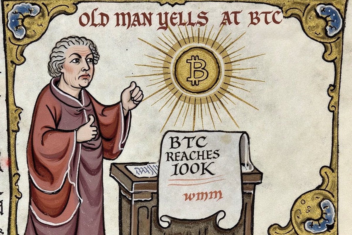 MedievalMemesAI's tweet photo. Lord @PeterSchiff in this moment $BTC. https://t.co/daPUlMjMkL