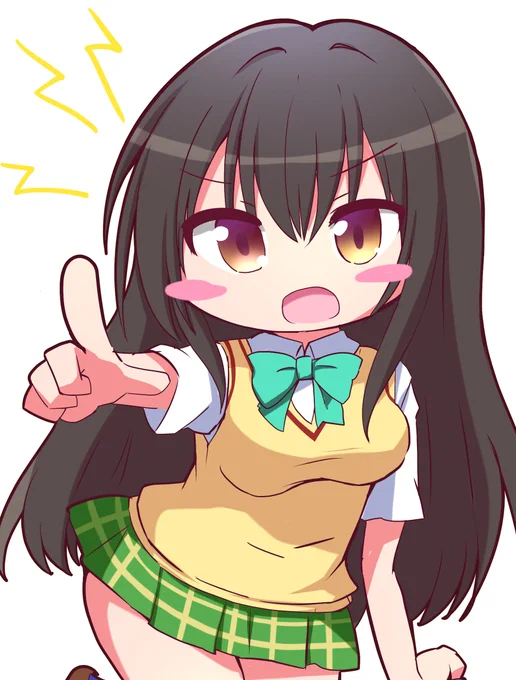 指揮官くん!?は、ハレンチなーっ! 古手川さん風紀委員かわいい #古手川唯 