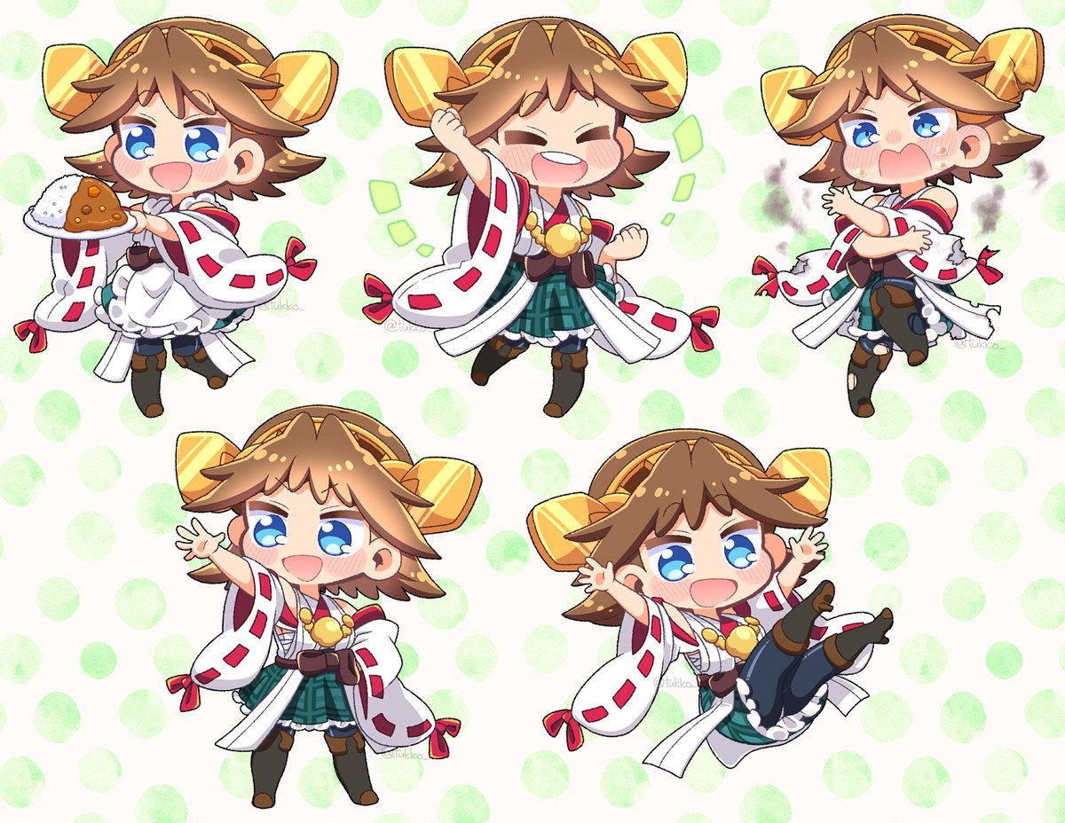 先日の「超比叡祭改二丙」で描かせていただいた比叡ちゃんたちです うれしい猫耳パーカーの設定画?付き! 