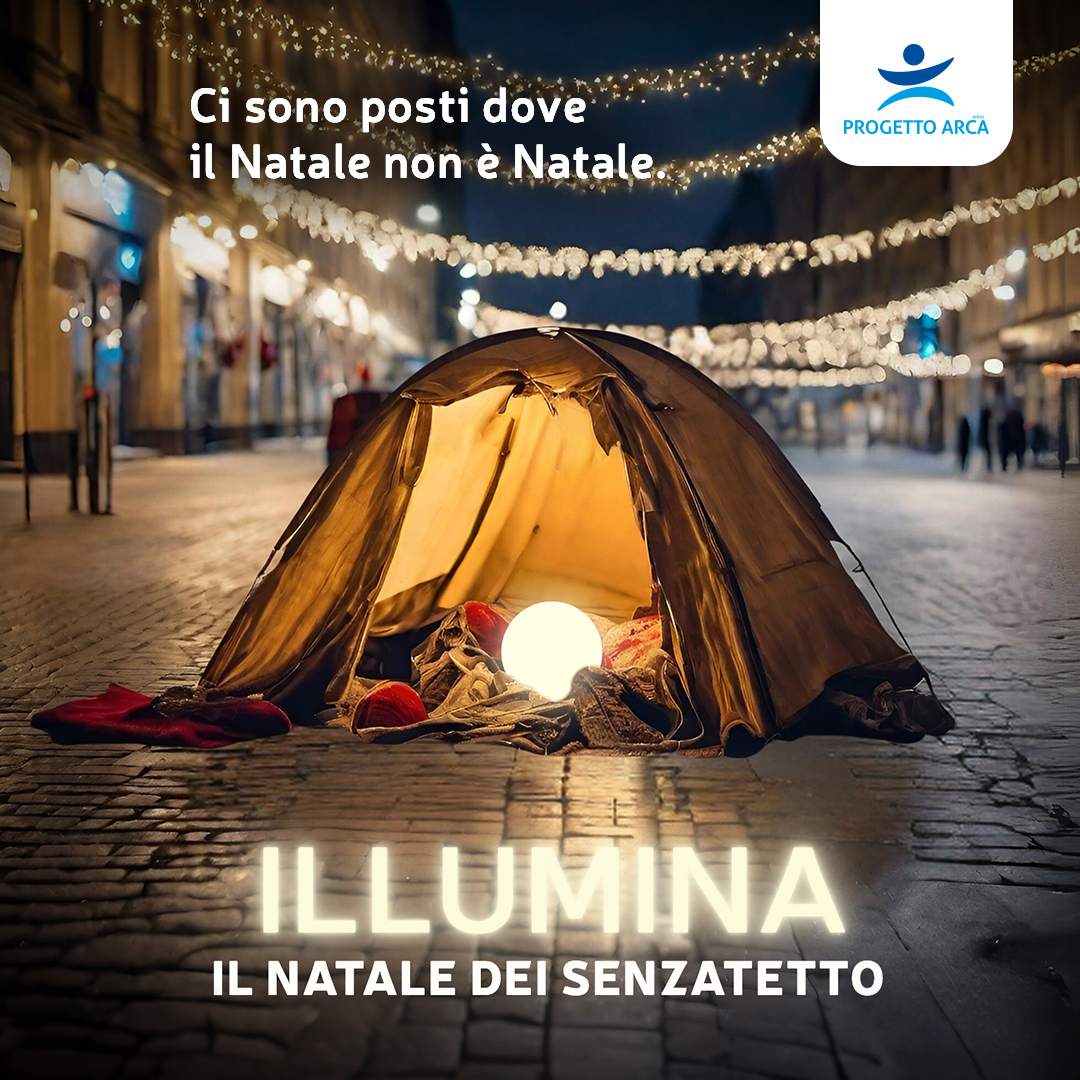 ProgettoArca's tweet photo. Per chi dorme anche questa notte dentro a una tenda, Natale è uno dei periodi più tristi e difficili dell’anno. Sostieni il nostro impegno, illumina con noi il Natale, perché sia davvero Natale per tutti: https://t.co/rlXdGsilhQ
#ProgettoArca #IlPrimoAiutoSempre #NataleSolidale https://t.co/Q8UyFqfbWT
