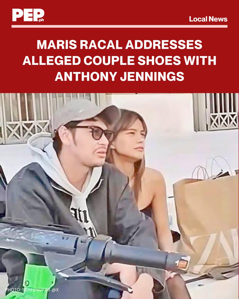 PEPalerts's tweet photo. #PEPThrowback: Maris Racal on alleged "couple shoes" with Anthony Jennings: "Nagkataon lang talaga na same kami ng shoes...nagkataon lang talaga na yun ang suot naming shoes. Matagal na akong may ganoong sapatos."

Read the full story here: https://t.co/MSXePTGc0z https://t.co/n4qIltY2rN