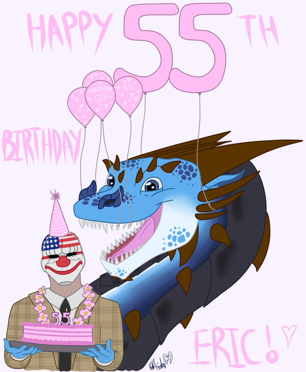 aussieduck21's tweet photo. Happy  Birthday to the man himself 
@EricEtebari
 aka Dallas! 🤩🥳🎁🎈🎊🎉🎂🥂 

This is a remake of the one I did 7 years ago now, WOW! so long ago!
(v Ill post the original in the comments 😁 v)

Hope you have an amazing day and get spoiled rotten you legend! 🥰🤘💖💙 https://t.co/PRZVC6muHF