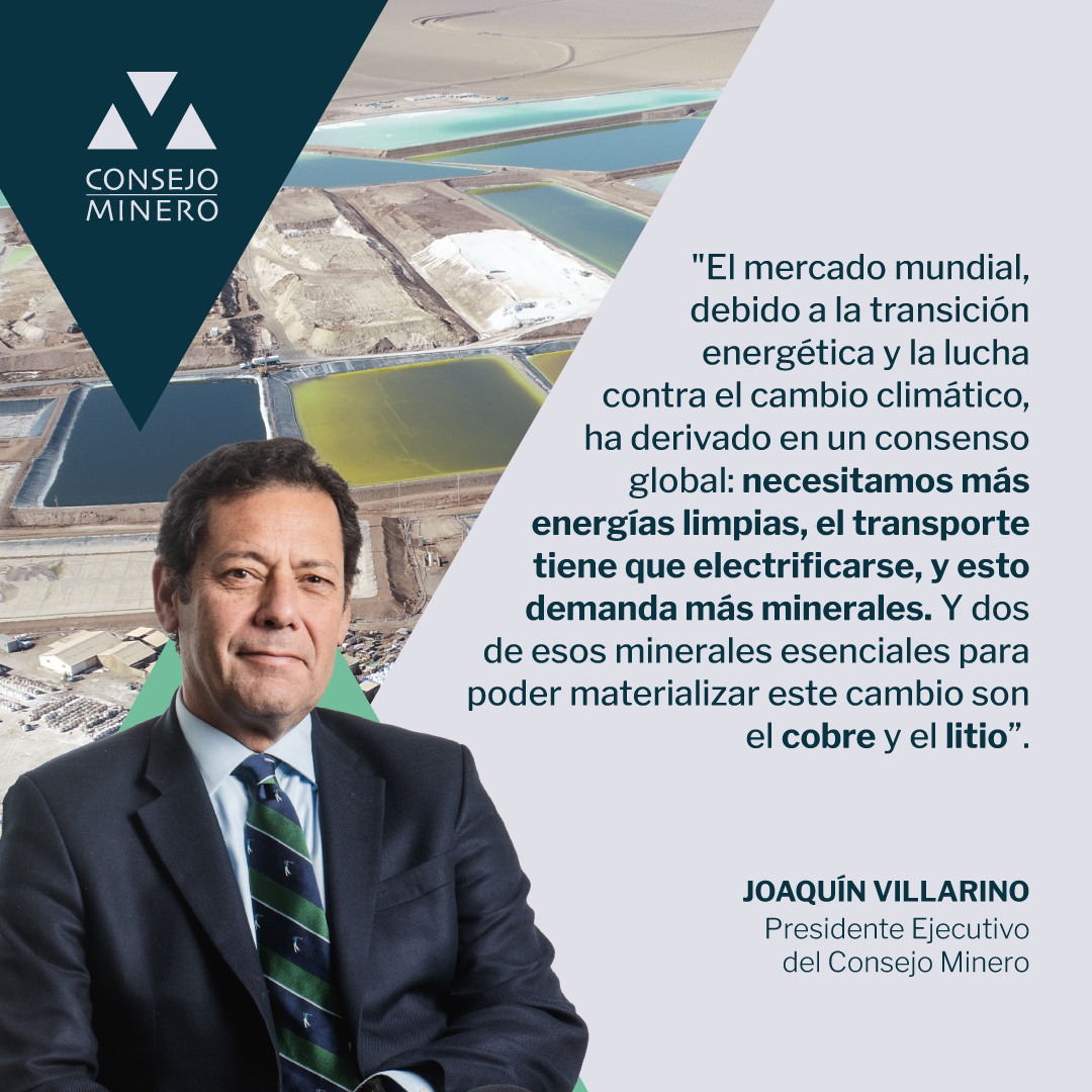 En entrevista con CNN Chile nuestro Presidente Ejecutivo, Joaquín Villarino, hizo un repaso por la situación actual de la minería en Chile y la necesidad de crear una estrategia que regule la producción de minerales necesarios para la generación de energías limpias, entre otros.
