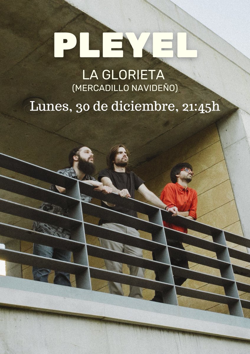 Hola amigos!!😘

El próximo 30 de diciembre estaremos tocando, en acústico, en la Glorieta de Murcia (no confundir con la plaza circular) con motivo del mercadillo navideño. 🎅🏻🎄

Si aún no conocéis los temas de nuestro nuevo disco, no podéis faltar a esta cita.

Nos vemos allí!!