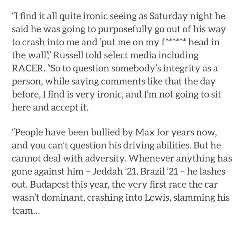 LH44_Updates's tweet photo. 🚨| NEW: FULL Quotes from George Russell below ⬇️ 🤯🤯

#F1 #AbuDhabiGP https://t.co/DeA8hb3usQ