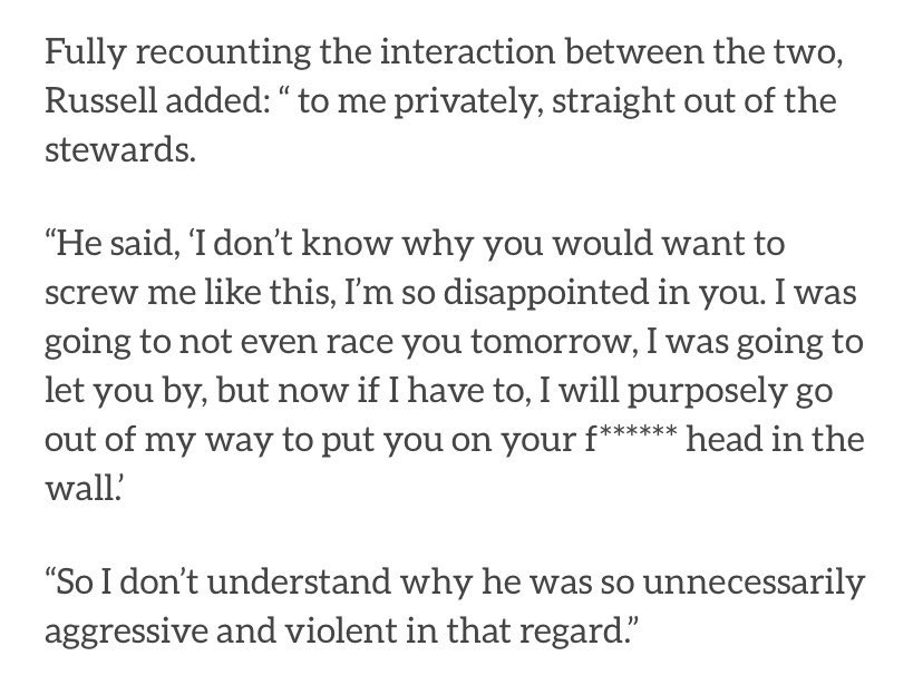 LH44_Updates's tweet photo. 🚨| NEW: FULL Quotes from George Russell below ⬇️ 🤯🤯

#F1 #AbuDhabiGP https://t.co/DeA8hb3usQ