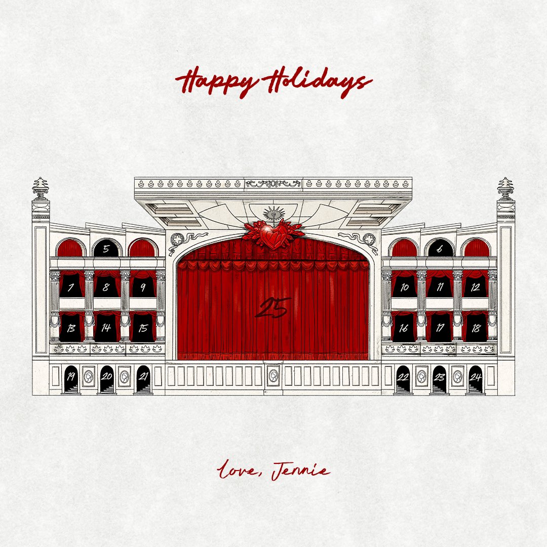 Jennie_HQ's tweet image. Happy Holidays! Love, Jennie ♥️

🔗 rubies.jenn.ie