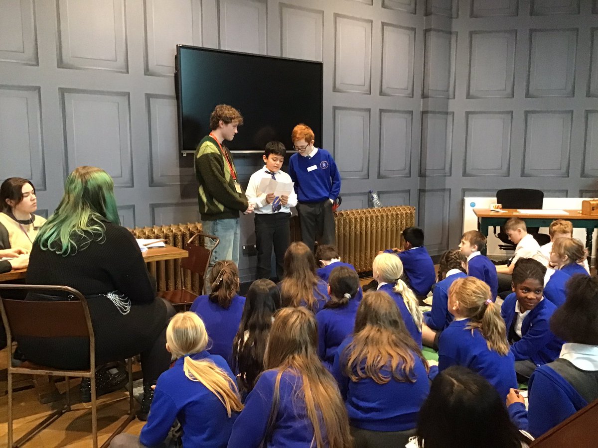 OLMCAshton's tweet photo. Year 6 have had a fantastic visit to @GrimmAndCo where they wrote some amazing, creative stories which have even been illustrated! The children have been outstanding ambassadors for school and have had a brilliant time. Here is a sneak peek…💙💛✍️📖 https://t.co/NYE0KDfTQq
